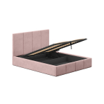 Modernes Stoffbett Rosa für Erwachsene